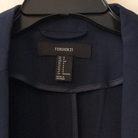 Navy Blue Blazer NWOT - Picture 3 of 4